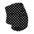 Performance Booty Shorts - Black & White Polka Dots