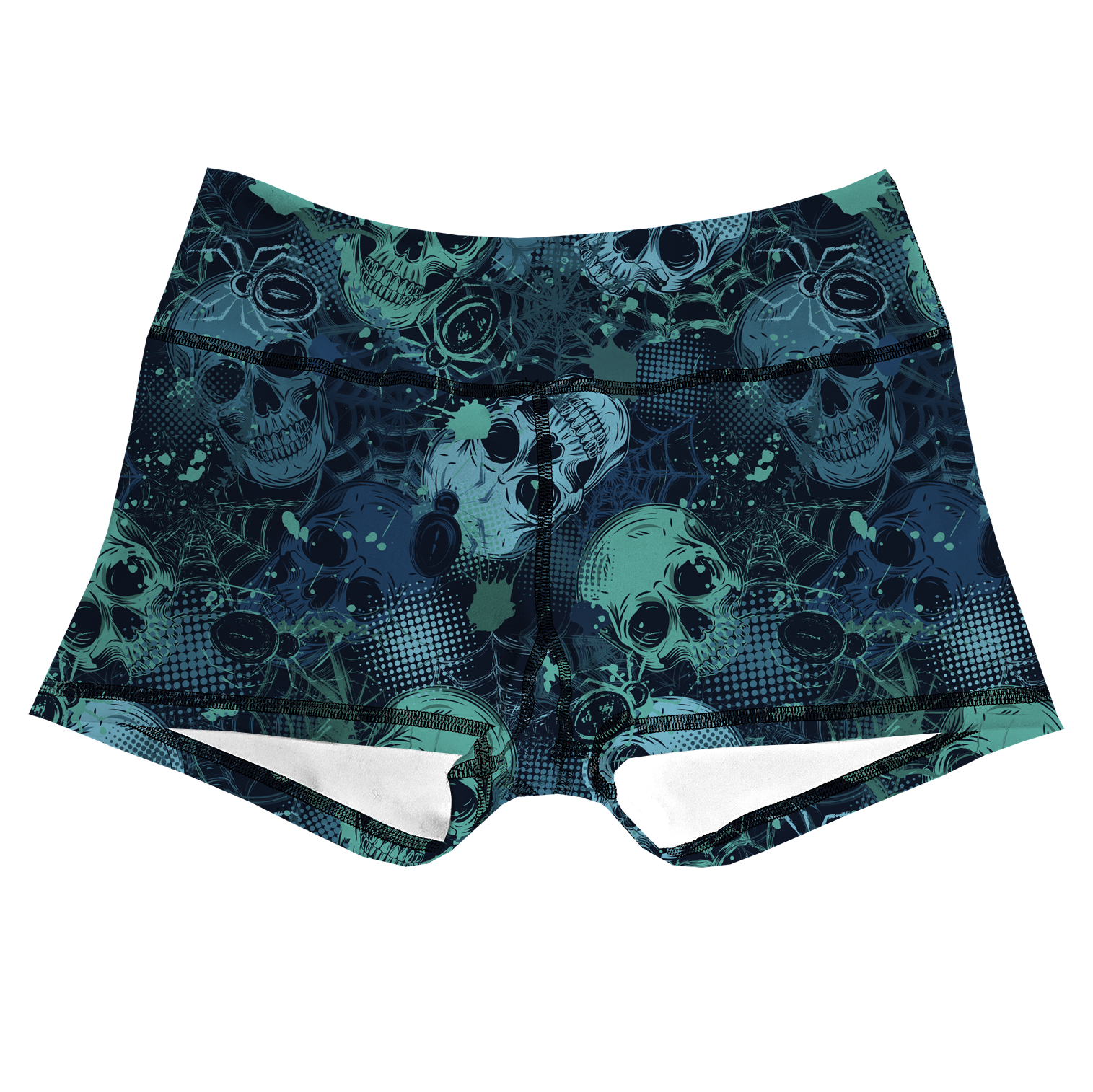 Performance Booty Shorts  - Camo Skulls Secondary image