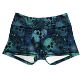 Performance Booty Shorts  - Camo Skulls