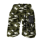 Men's Training Shorts - Camo Flag