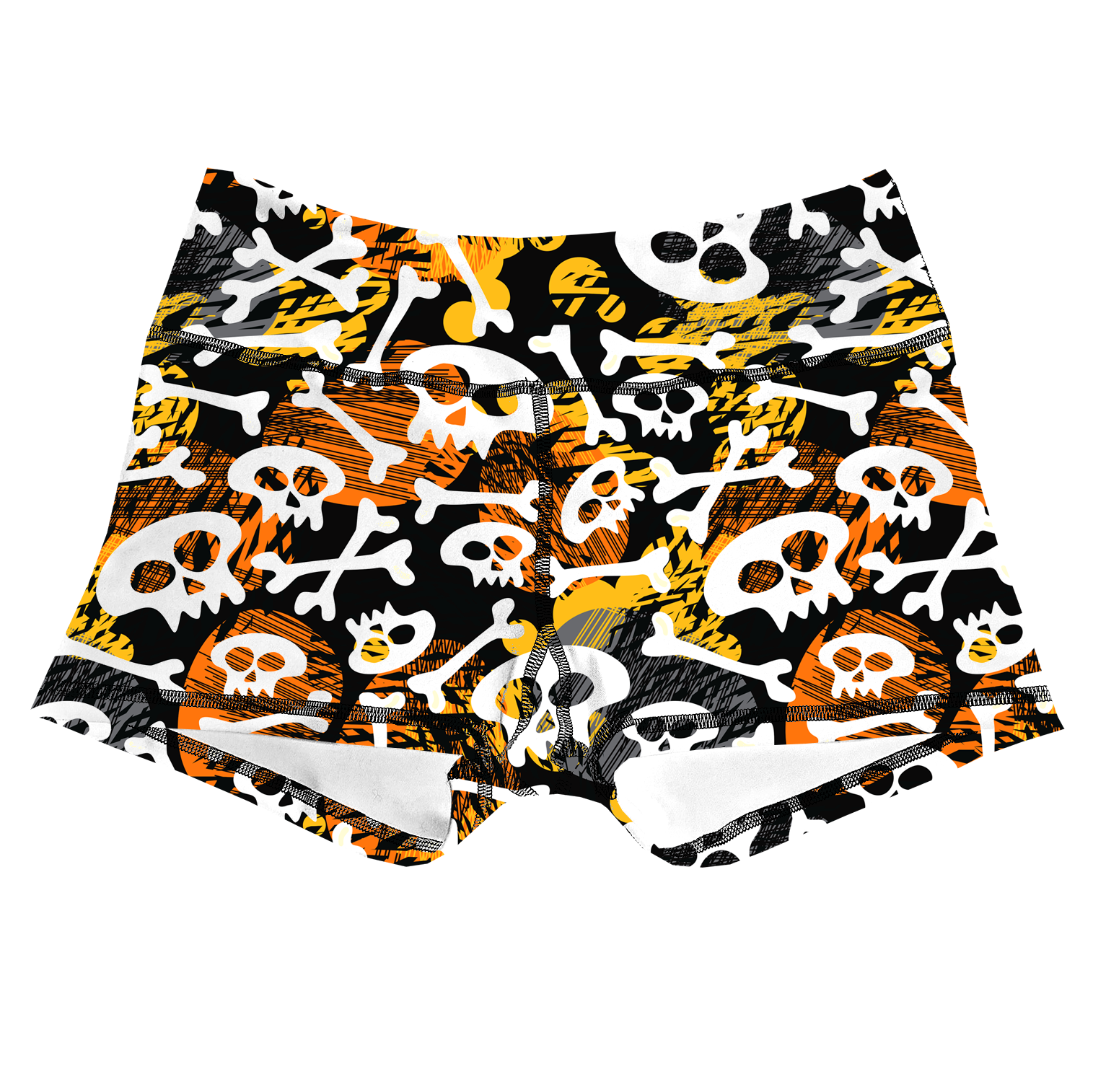 Performance Booty Shorts - Candy Corn Crossbones Secondary image