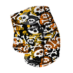 Performance Booty Shorts - Candy Corn Crossbones