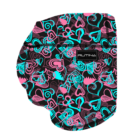 Performance Booty Shorts  - Candy Hearts