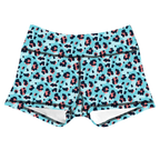 Performance Booty Shorts - Cotton Candy Cheetah
