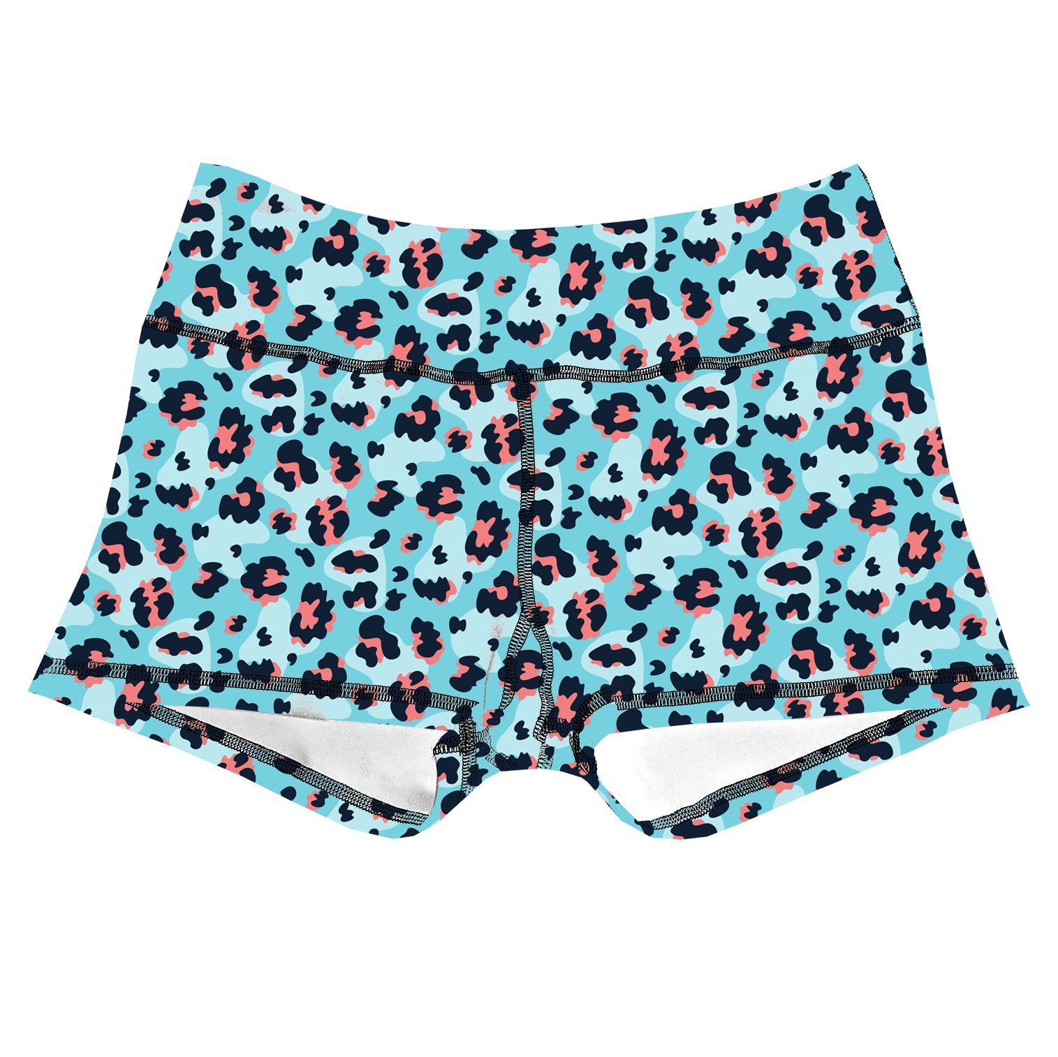 Performance Booty Shorts - Cotton Candy Cheetah
