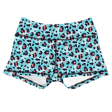Performance Booty Shorts - Cotton Candy Cheetah