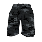 Men's Training Shorts - Charcoal Camo