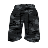Men's Training Shorts - Charcoal Camo