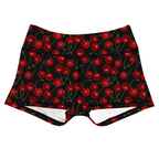 Performance Booty Shorts - Cherries