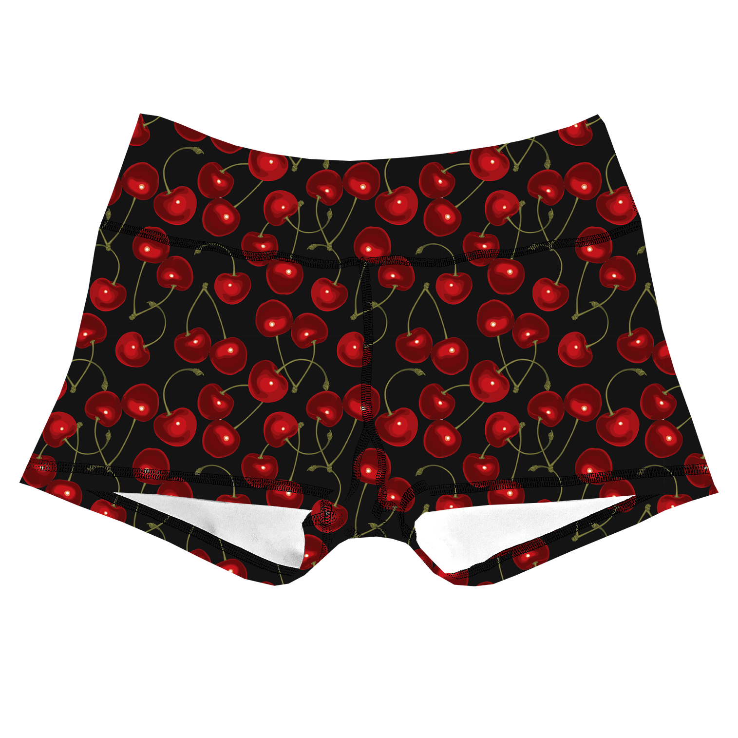 Performance Booty Shorts - Cherries