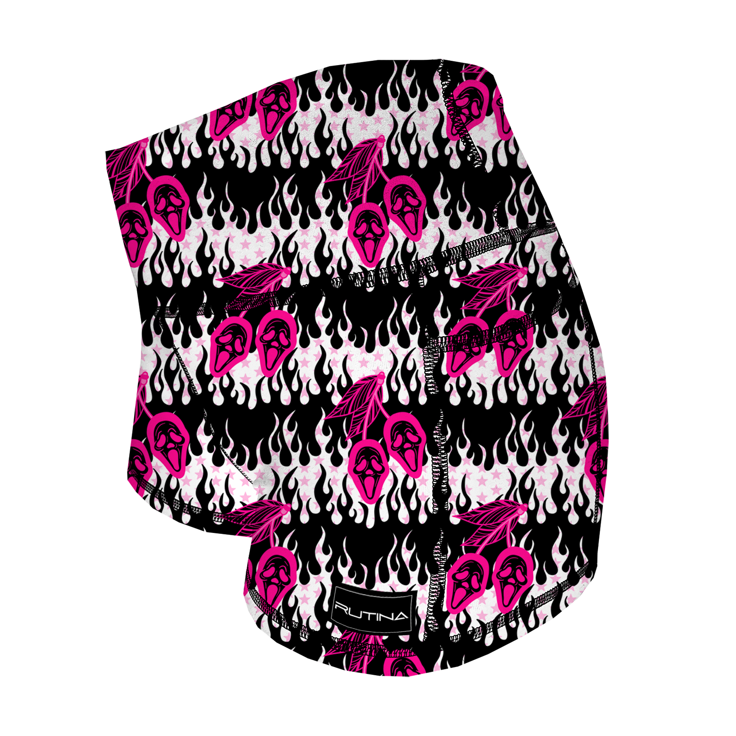 Performance Booty Shorts - Cherry Slasher