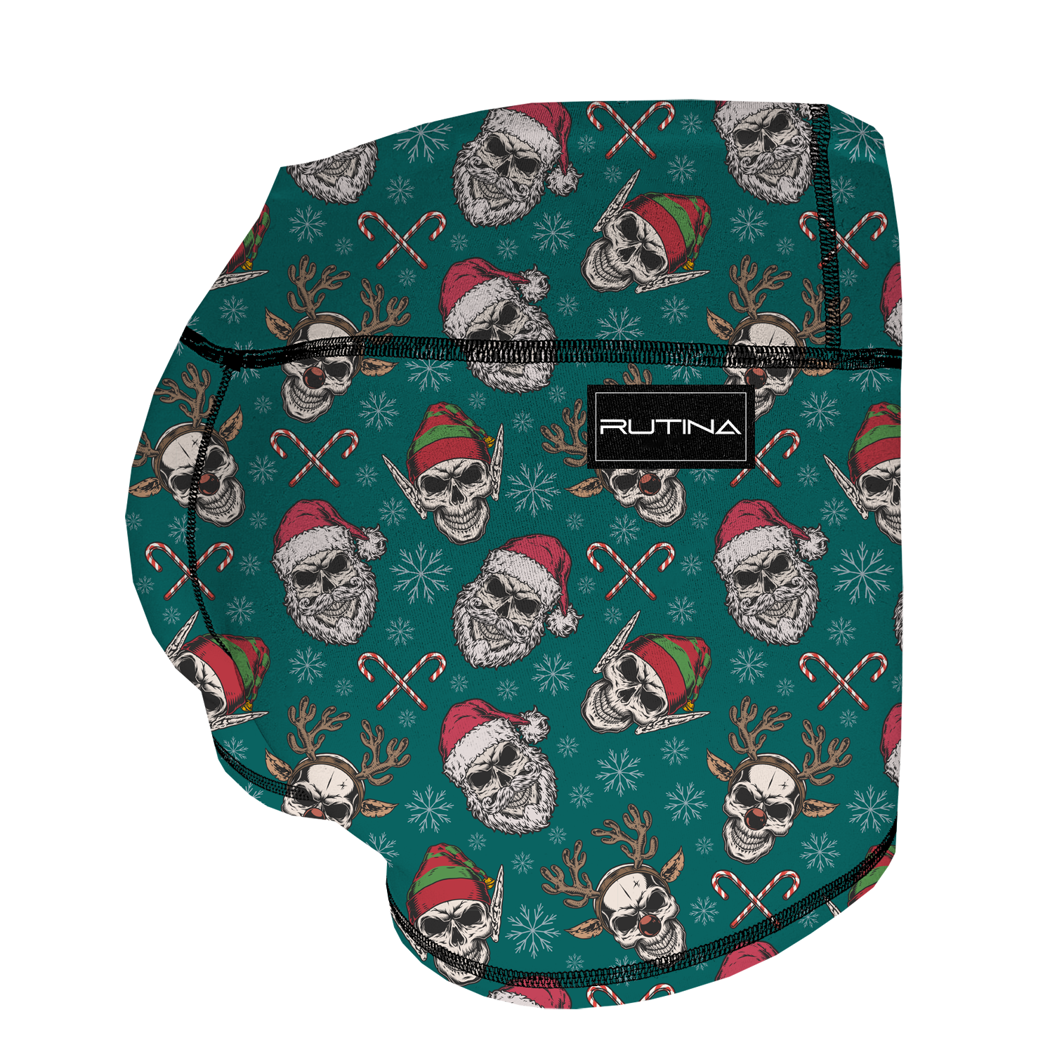 Performance Booty Shorts - Christmas Skulls Main image