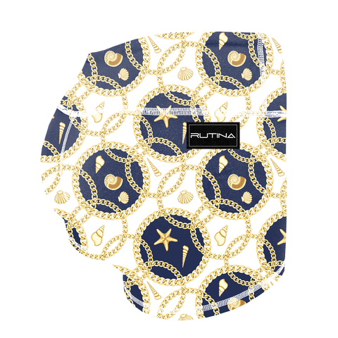 Performance Booty Shorts - Coastal Bling