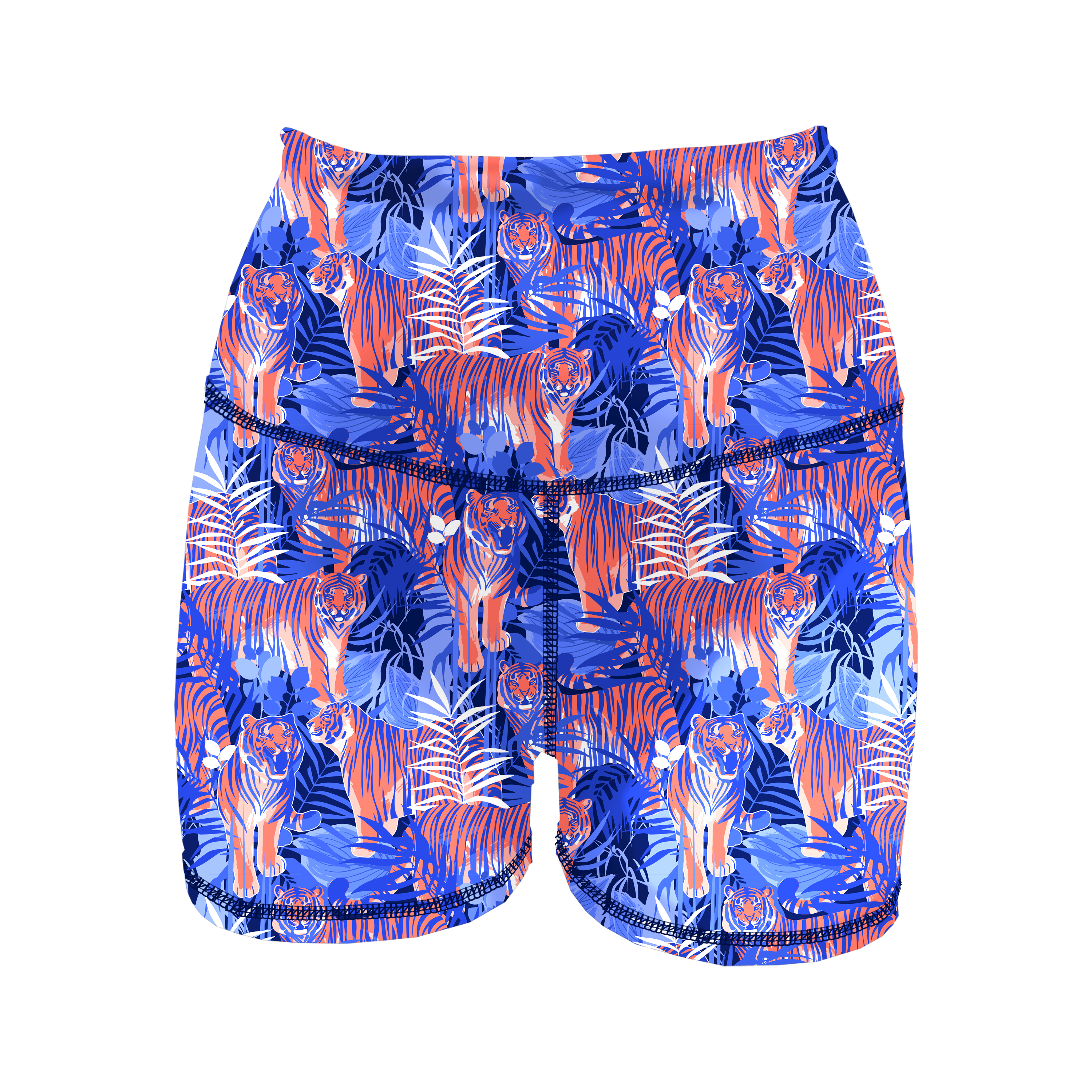 HR Performance Booty Shorts - Cobalt Tiger Secondary image