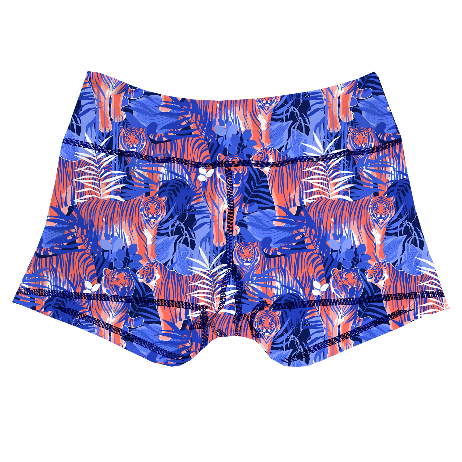 Performance Booty Shorts - Cobalt Tiger Secondary image