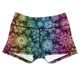 Performance Booty Shorts - Colorburst Frost