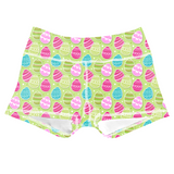 Performance Booty Shorts - Colorful Eggs