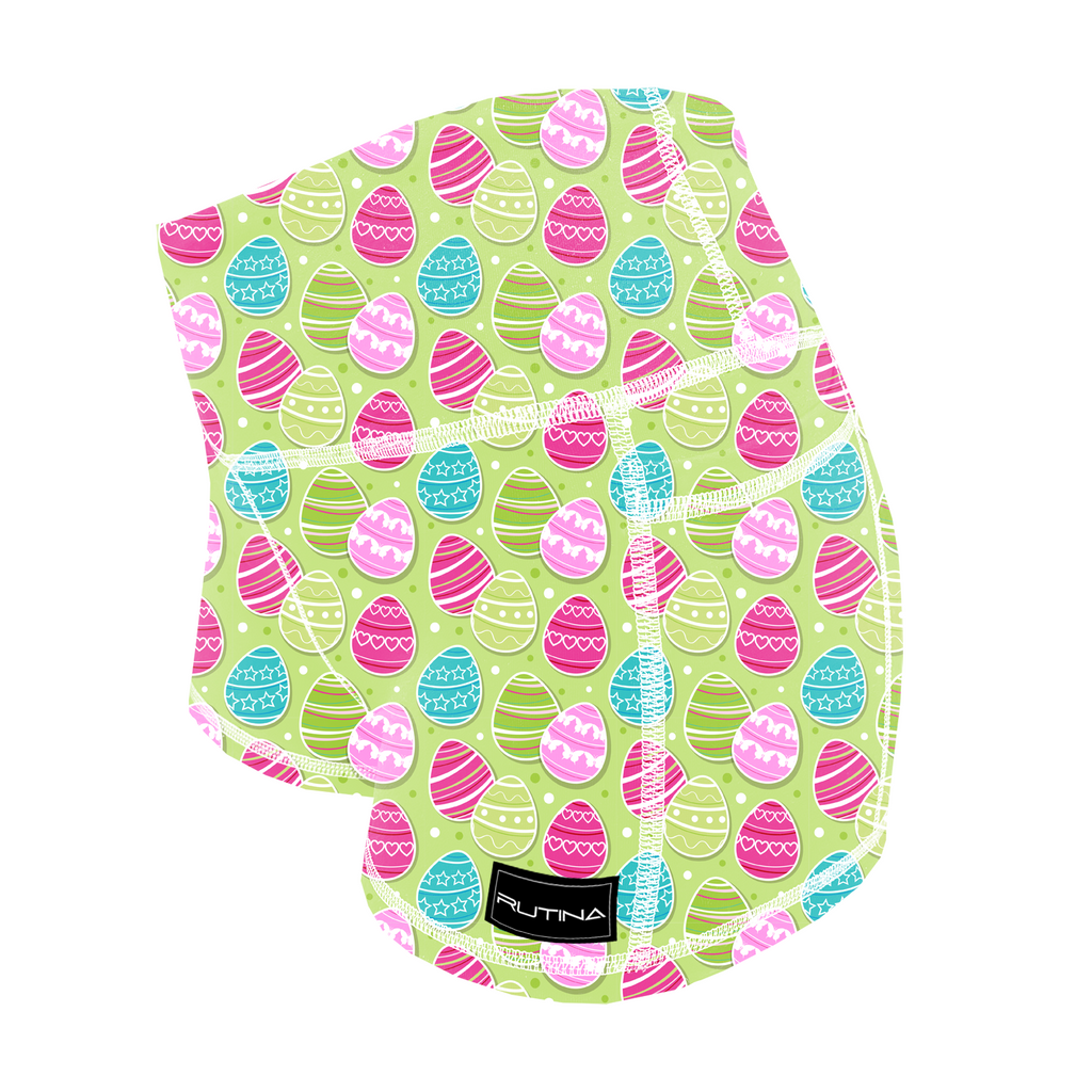 Performance Booty Shorts - Colorful Eggs