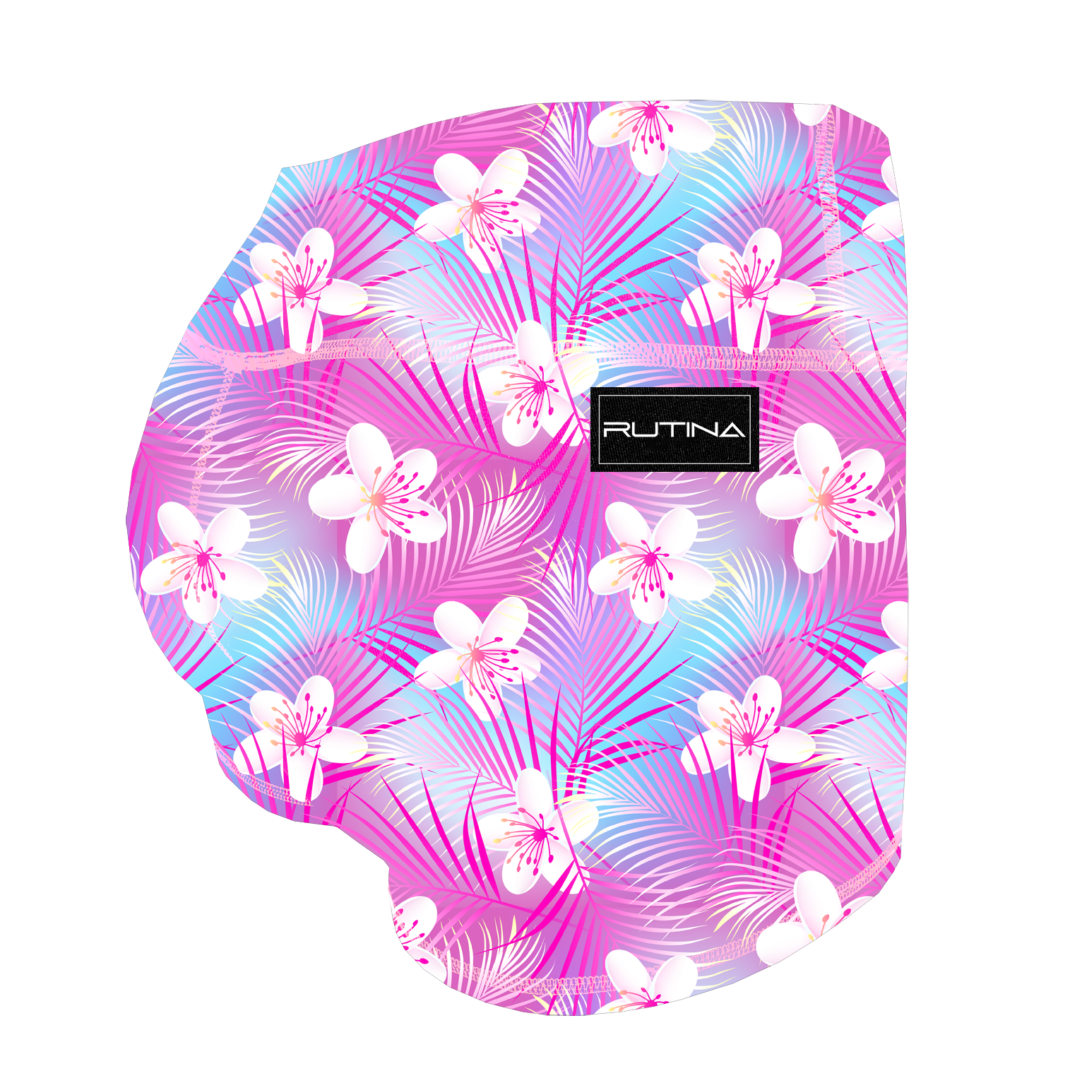 Performance Booty Shorts - Cotton Candy Flowers Main image