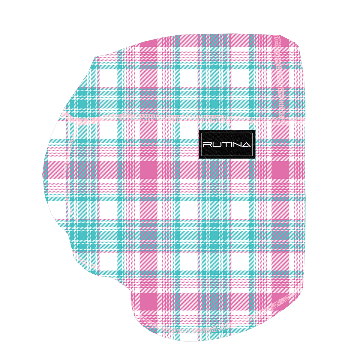 Performance Booty Shorts - Cotton Candy Plaid Main image