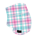Performance Booty Shorts - Cotton Candy Plaid