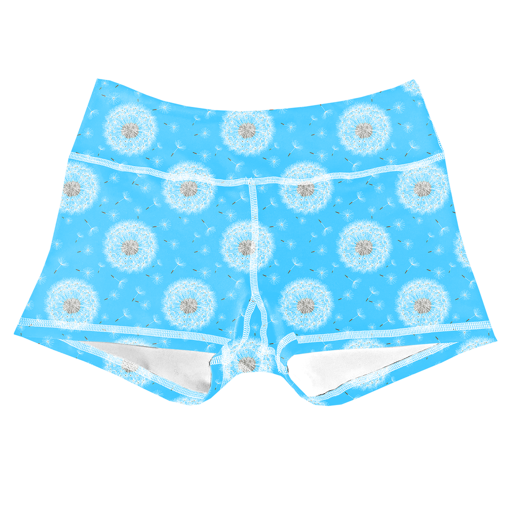 Performance Booty Shorts - Dandelions