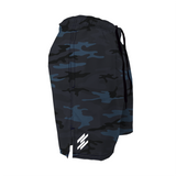 Men's Training Shorts - Dark Blue Camo