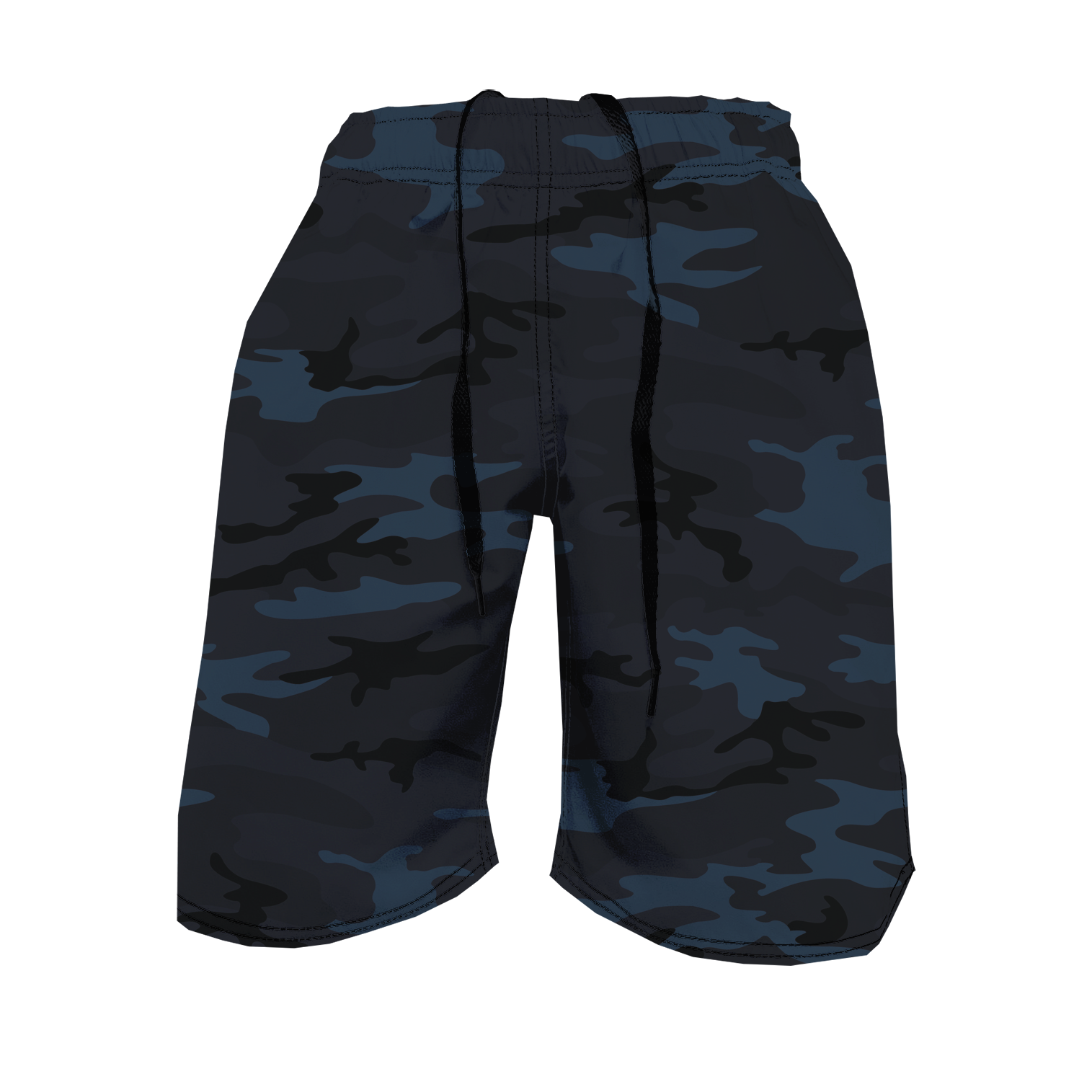 Men's Training Shorts - Dark Blue Camo Secondary image