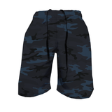 Men's Training Shorts - Dark Blue Camo