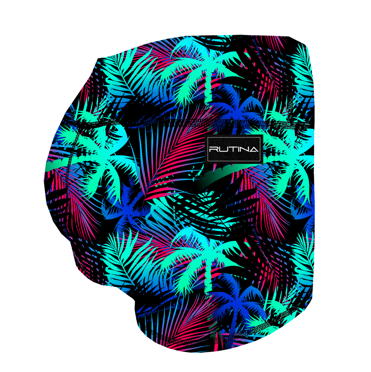 Performance Booty Shorts - Electric Paradise