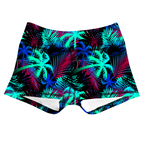 Performance Booty Shorts - Electric Paradise