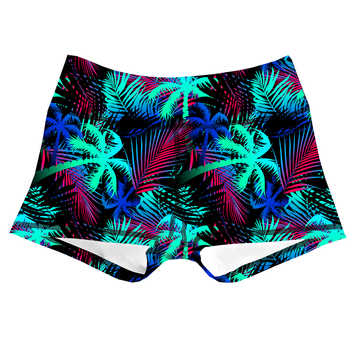 Performance Booty Shorts - Electric Paradise