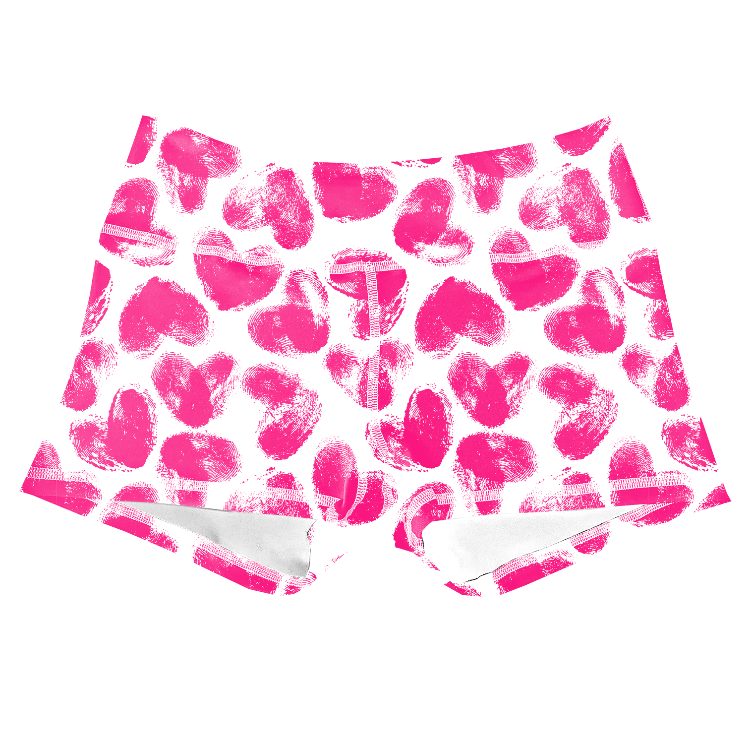 Performance Booty Shorts - Fingerprint Hearts Secondary image