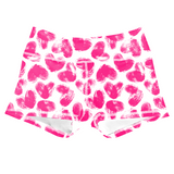 Performance Booty Shorts - Fingerprint Hearts