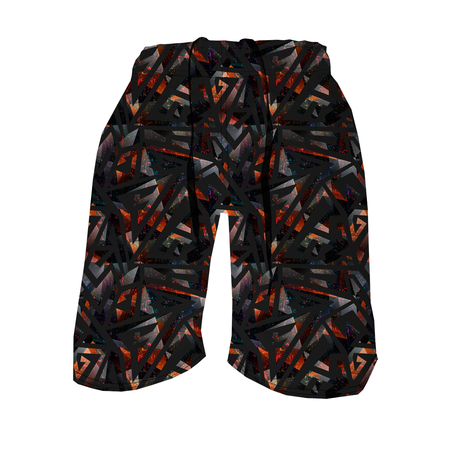 Men's Training Shorts - Fire Galaxy Secondary image