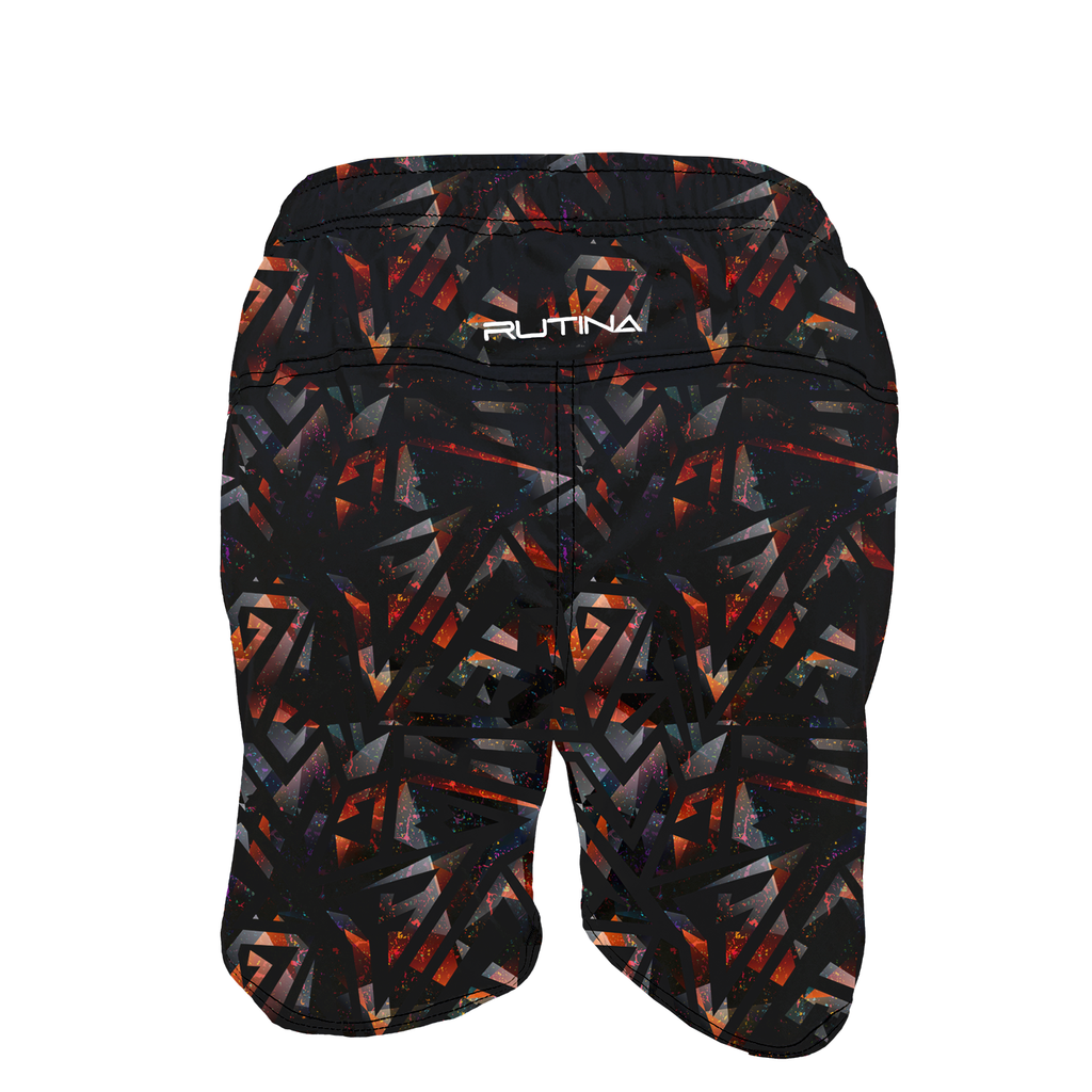 Men's Training Shorts - Fire Galaxy