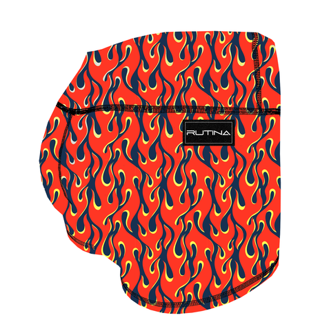 Performance Booty Shorts - Flaming Hot