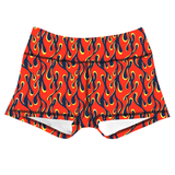 Performance Booty Shorts - Flaming Hot