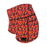 Performance Booty Shorts - Flaming Hot