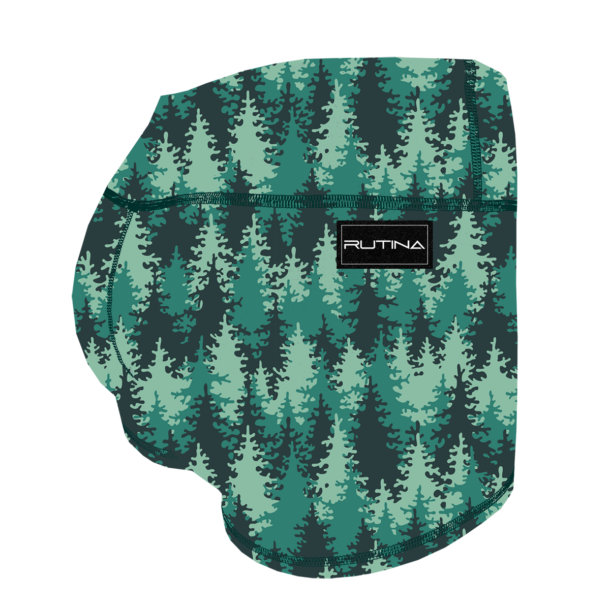 Performance Booty Shorts - Forest Camo