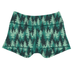 Performance Booty Shorts - Forest Camo