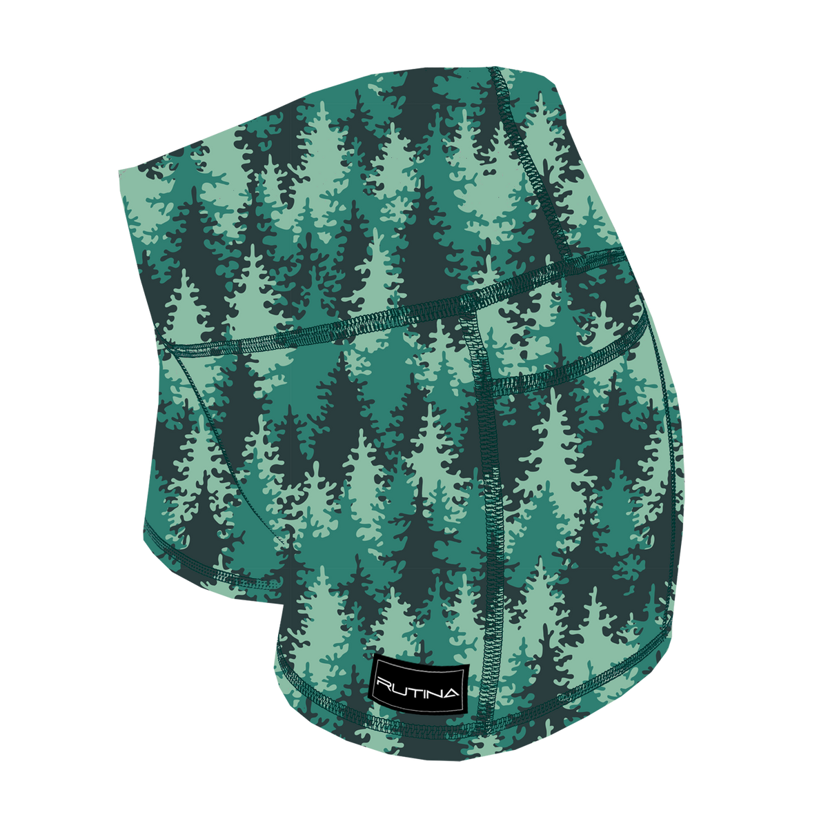 Performance Booty Shorts - Forest Camo