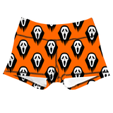 Performance Booty Shorts - Ghostly Face