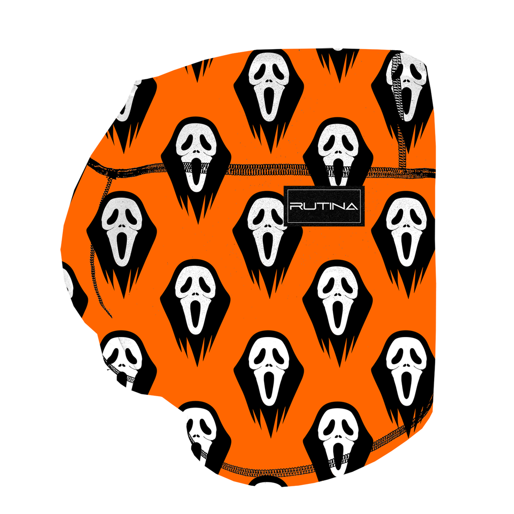Performance Booty Shorts - Ghostly Face