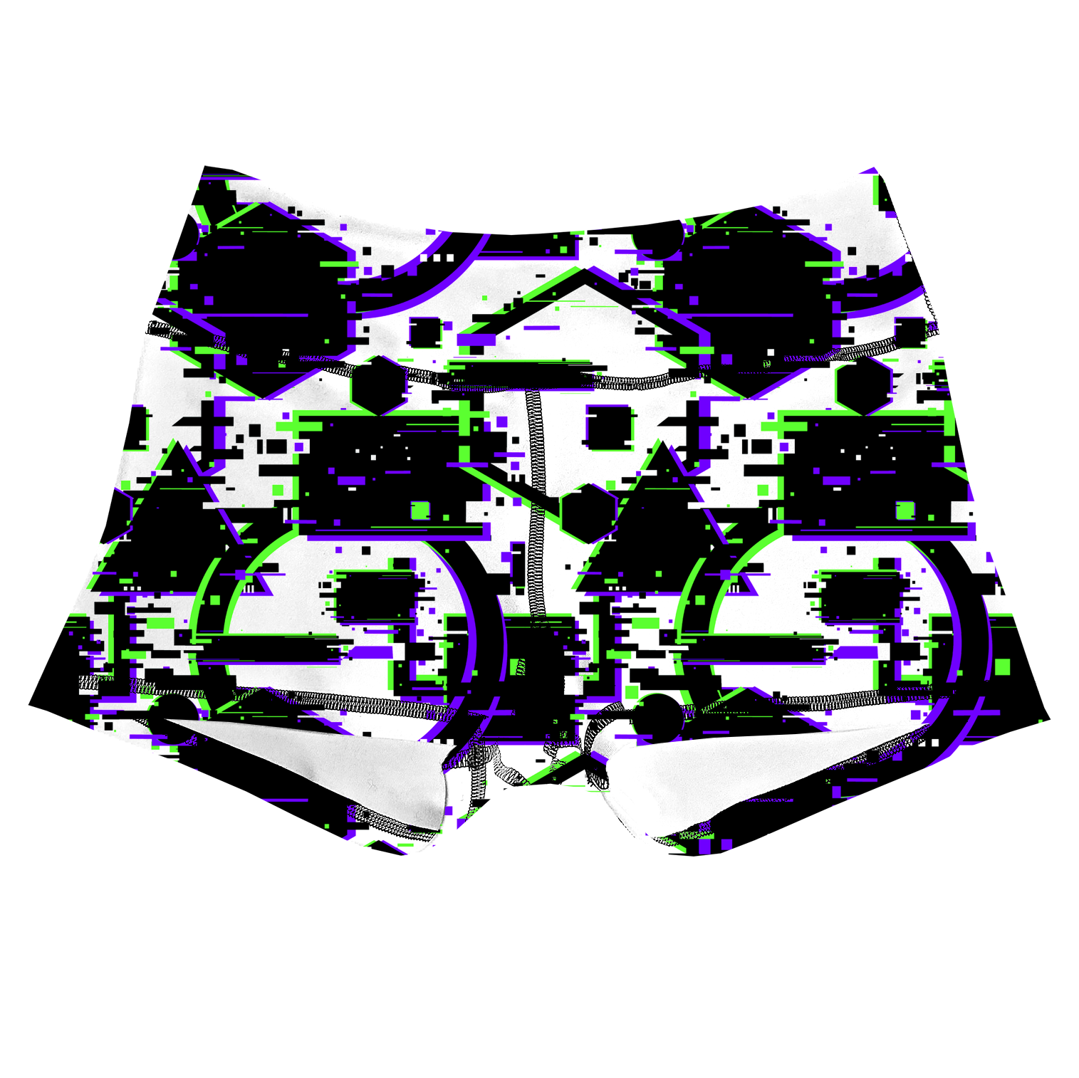 Performance Booty Shorts - Glitches Secondary image