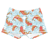 Performance Booty Shorts  - Golden Fish