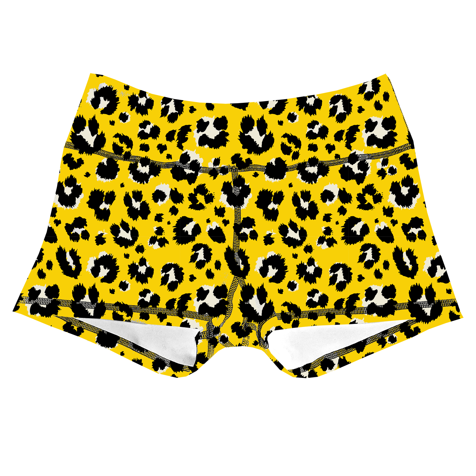 Performance Booty Shorts  - Golden Leopard Secondary image