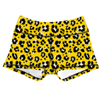 Performance Booty Shorts  - Golden Leopard