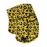 Performance Booty Shorts  - Golden Leopard