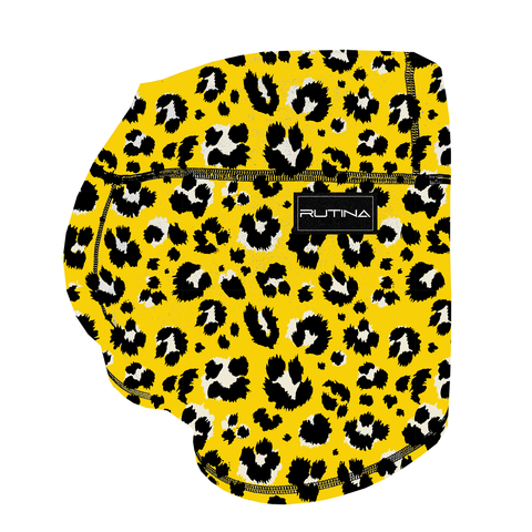 Performance Booty Shorts  - Golden Leopard